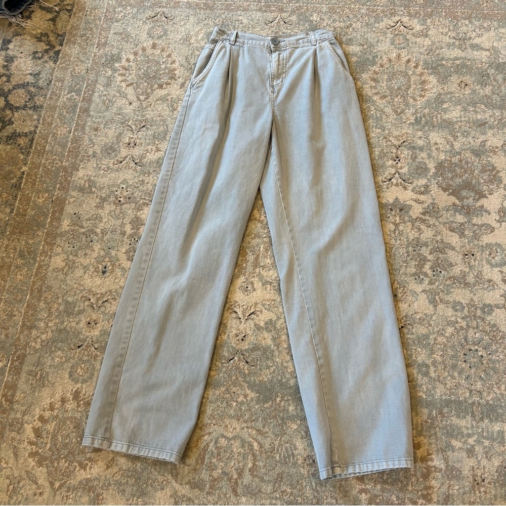Aeropsotale High-Rise Relaxed Pleated Pants